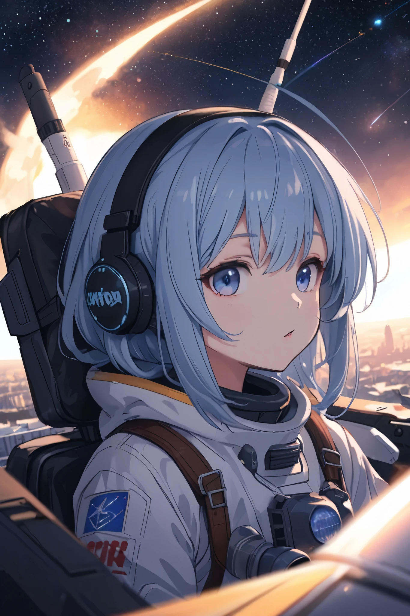 spaceship, Captain Future, comet, very detailed and beautiful design, illustrations, masterpiece, Highest quality, high resolution, 8k, Dynamic Production, comet, Galaxy Cloud Patterns, Advanced machinery , unknown planet, Exquisite Optical Effects, Mysterious Atmosphere, Precise Textures, Shandana Scenery, Explosive Effects, Impressive realism, Perfect Reality, HDR, UHD, Studio Lighting, Ultra Fine Painting, Sharp Focus, Physically-Based Rendering, Extreme Detailed Expression, professional, vivid colors, Bokeh
