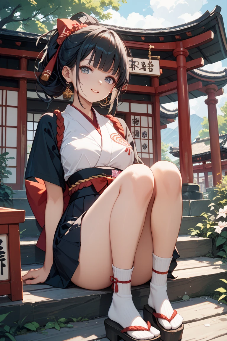 masterpiece、NSFW、top-quality、ultra-detailliert、Fine-grained and beautiful eyes、(Little girl at 12 years old,japanes,elementary student),(Oiran Outfit),(Kimono with delicate Japan,Kimono with cherry blossom pattern,Kimono based on black,In the middle of taking off the kimono,Breakdown), (The obi of the kimono is untied.), (Best thighs),absurderes,Real human skin, (Beautiful body,The sheen), (Soft lips,Lips parting,slightly open mouth,droolng),(Very gentle and beautiful,beautiful countenance,kawaii faces,A slight smil,ecstacy),(Bright black hair,Longhaire), (a beauty girl,Beautie,idol,teens girl,chiquita,Gamine), sexual excitement,Sex Expressions,Vaginal runaway, (Large open legs,Open your crotch,M-shaped legs,Emphasis on open legs,Crotch bite),(Open your legs wide,Pose with the crotch sticking out),(Black lace panties with a lot of crisp exposure,Small panties,protruding from panties), (tiny chest,big areolae,Exposed nipples,crisp nipples), (Mansuji,mekosji,Love juice,cum shots,White liquid overflowing from), (pov from down,Looking down), (dark ambiance,temple,Old buildings in Japan,shrines,God Online),8K,ultra-detailliert,The best illustrations,sharpnes,Hi-Res,