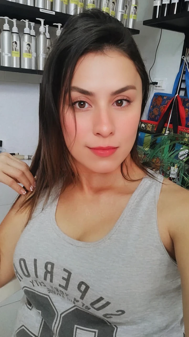 there is a woman sitting on a couch with her legs crossed, Mulher de 30 anos de Cuba, imagem central, suando intensamente, uhd candid photo of dirty, sweating, Mulheres de 40 anos, insectile forearms folded, imagem de perfil, suando profusamente, suado 4 k, sentado sobre joelhos dobrados, swollen muscles