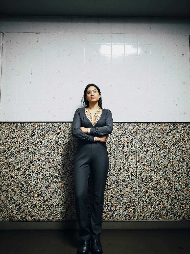 Arabic Woman, beautiful, sexy girl, ultra realistic, young woman, very large bust, large ass, big bouncy ass, busty, very sexy, Alluring, Tempting, Moody street setting, high camera angle, Dramatic portrait style, skinny curvy, very big bust, huge breasts, Egyptian girl, long hair down to waist, eyes closed shut, darker skin, black nail polish, hour glass figure, facing viewer, coal black eye shadow, small waist, DARK SKIN, woman, very long hair length, pleasure expression, short torso, pleasure facial expression, mouth open wide, dark black eyeliner, mascara, eyelids black, black shirt wet, long shiny straight black hair, short woman, short upper body, Egyptian arab, outside in street at night, night time, moonlight fully clothed, raining, wet floor, street lights, facing viewer, high viewing angle, women looking up at viewer, view from above, raining, looking down at woman, short woman, black leggings, tall viewer, tight black turtle neck with Nike logo, full body view from above, facing viewer, woman looking up, fully clothed, thick thighs, plump lips, 5ft tall woman, short woman, top down view, looking down at woman, eyes closed, thin waist and massive natural sagging breasts, (Top View: 1.3), woman facing viewer, big soft ass, Egyptian, beautiful Arabic woman, slender face, amazing cheek bones, raining, wet skin, (top view: 1.3), really big soft round breasts, huge natural tits, short curvacious, short vuluptuous woman, looking up towards viewer, 5ft tall short woman, black cotton leggings, black hoodie unzipped, sitting on chair, wide hips, 5 foot tall short curvy woman