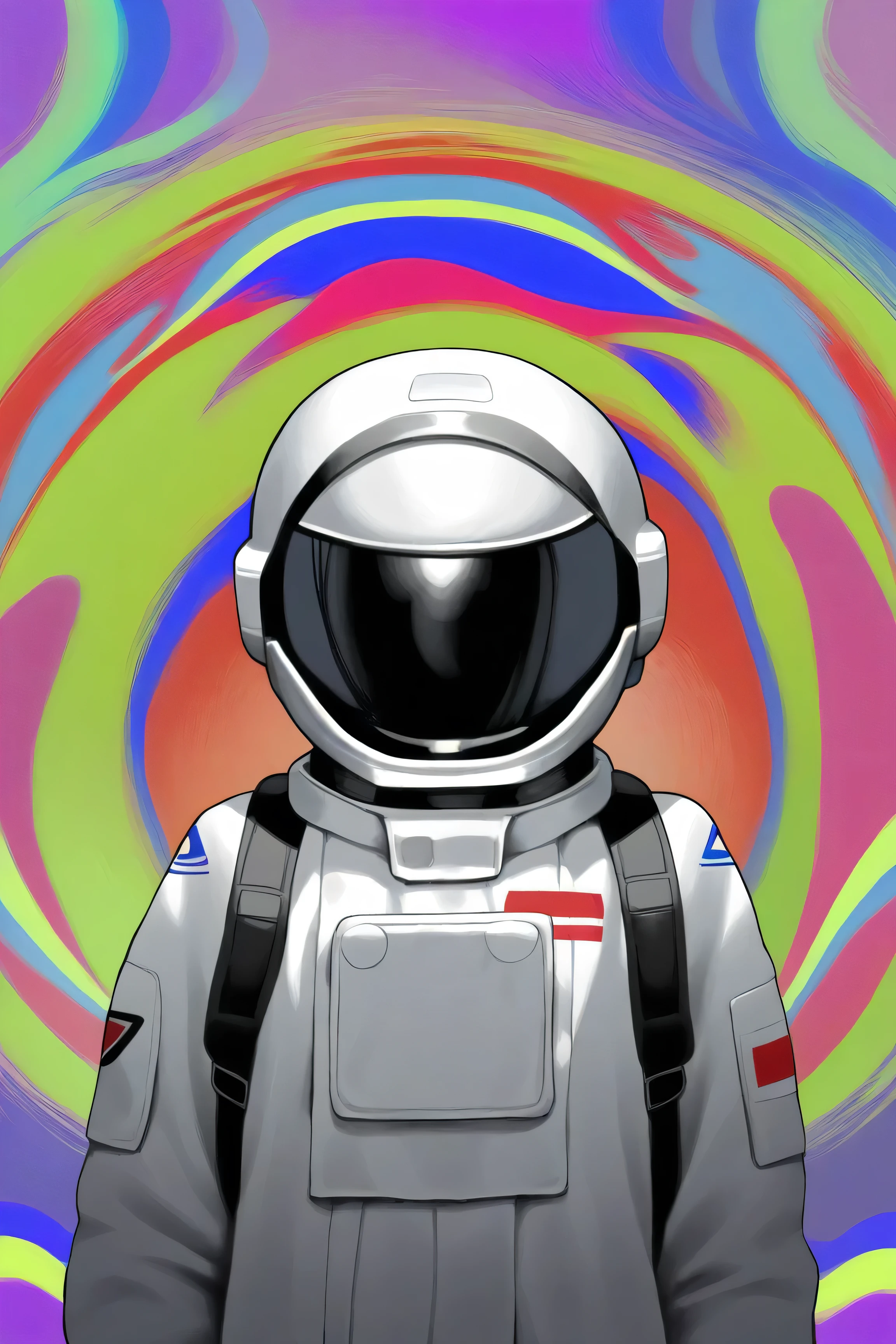 art astronaut helmet face men cartoon manipulation abstract png background