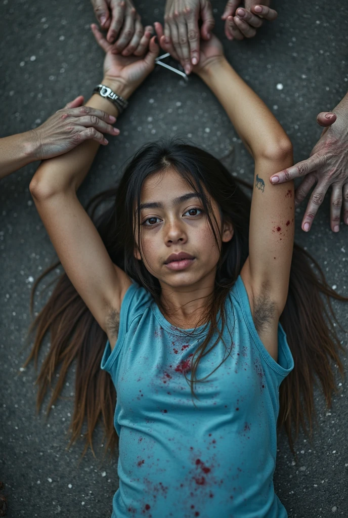 12 year old girl get injection in her arm