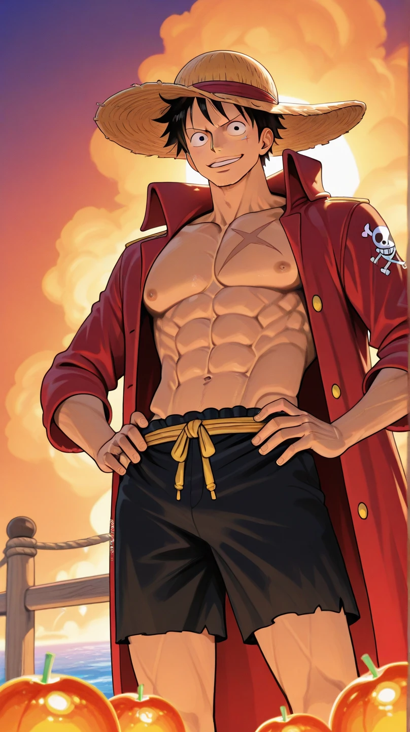 combined naruto and luffy