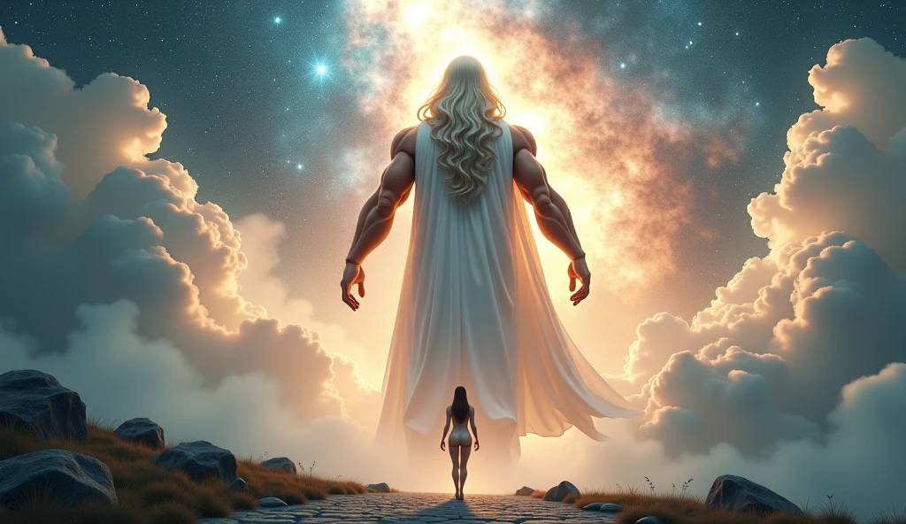 ((work of art))，(best qualityer))，greek style，in the universe，A huge statue of the god Thor stands in space，Lightning in the sky, Look to the camera，Thor standing，Thor holding the hammer in his right hand, glimmering，glow effect，fully naked blonde woman with big ass on the road，Hyper-Realism，hyperphotorealism，real photography，8k，High definition，high qualiy，work of art，very well, (((offwhite)))，Discoloration，blurring，inking，8k，very well，high qualiy，(((oc renderer)))