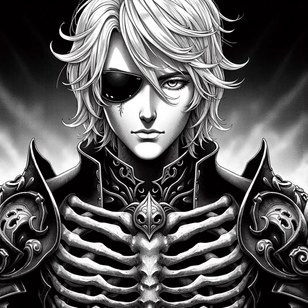 I want a man skull with the crown on his head
