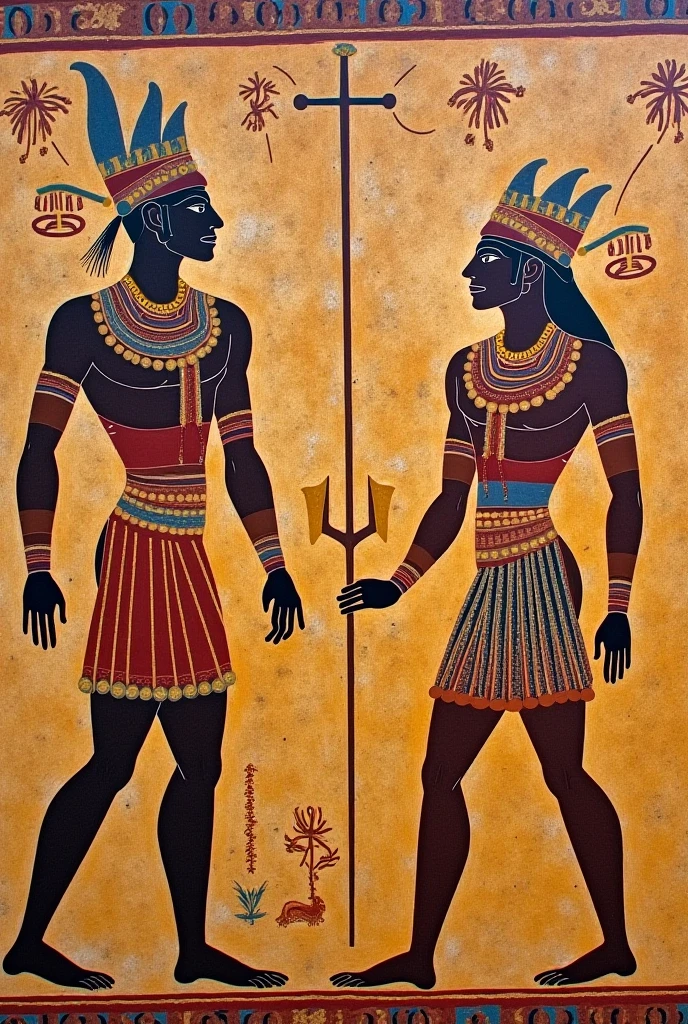 Sumerian ancient man from Mesopotamia, full length for a short story