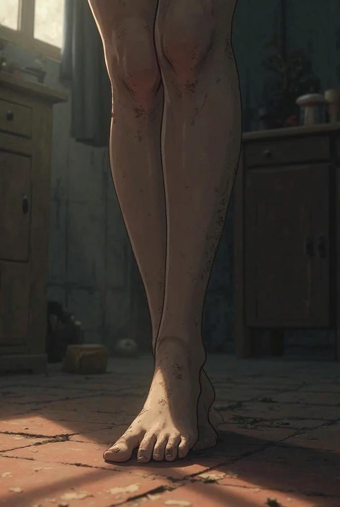 ((Best quality)), ((masterpiece)), (detailed), Naked freeran in bondage