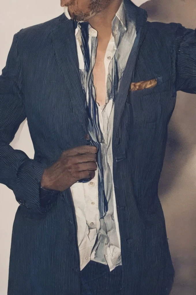 Full body picture of a young androgynous female with androgynous Short blonde hair standing in nyc street, in the style of trench coat, baggy pants, completely flat chest, androgynous body with few arm tattoo, zeiss planar t* 88mm f/2.8, kodak portra, uhd image, sovietwave, distinct facial features,