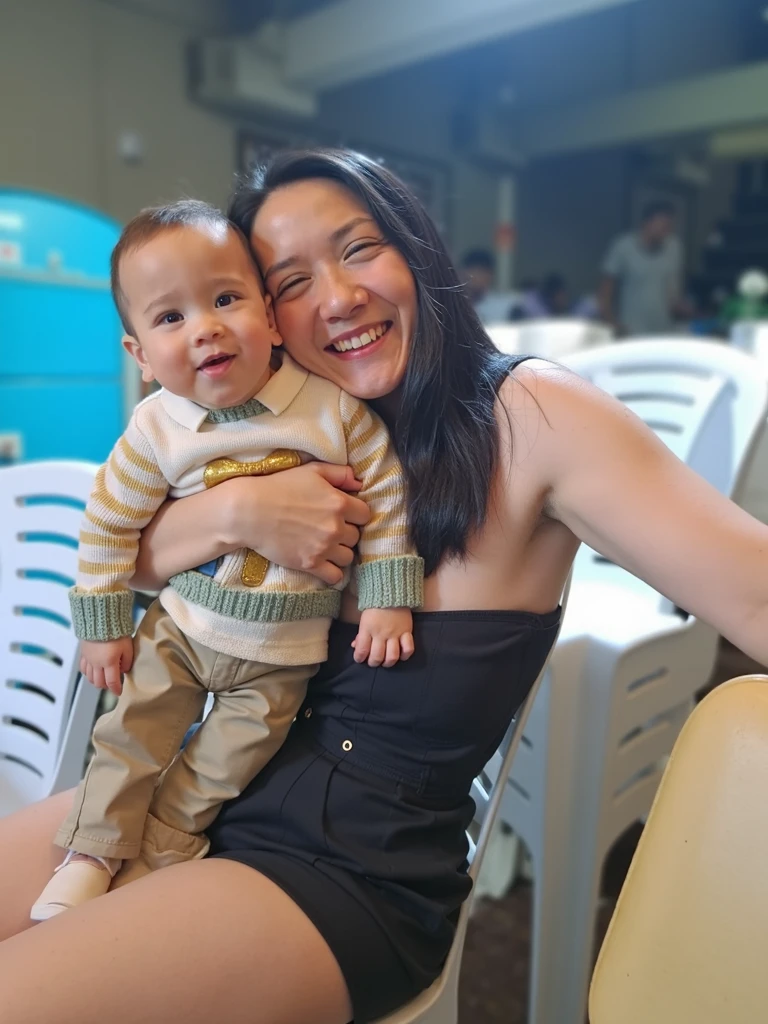Mom and son