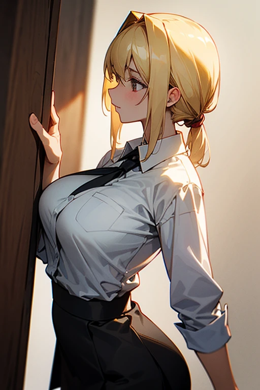 absurderes, ultra-detailliert,(8K:1.5),masuter piece,extremely beautiful detailed face and eyes,(Short hair:1.Atsun bangs:1.3), (Blonde hair with short twin tails:1.4), (Angel Smile:1.4), Detailed skin,Realistic eyes、Sharp pupils、medium breasts⁩、cowboy  shot,(Inside the classroom dyed in the sunset:1.4),blurry backround、Beautuful Women、shinny skin、 Shiny hair, (Deep Blue Eyes:1.3)、(Katyusha:1.4)、(Sheer shirt lift:1.4),(Black bra visible:1.4),Pleated Plaid Mini Skirt、Curve、Standing by the window、(Holding the skirt with your hands:1.3)、Small Cross Necklace,earrings in the ears