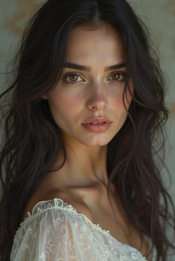 (photorealism:1.2), beautiful turkish girl, wearied Nothing, full body pic, Front view