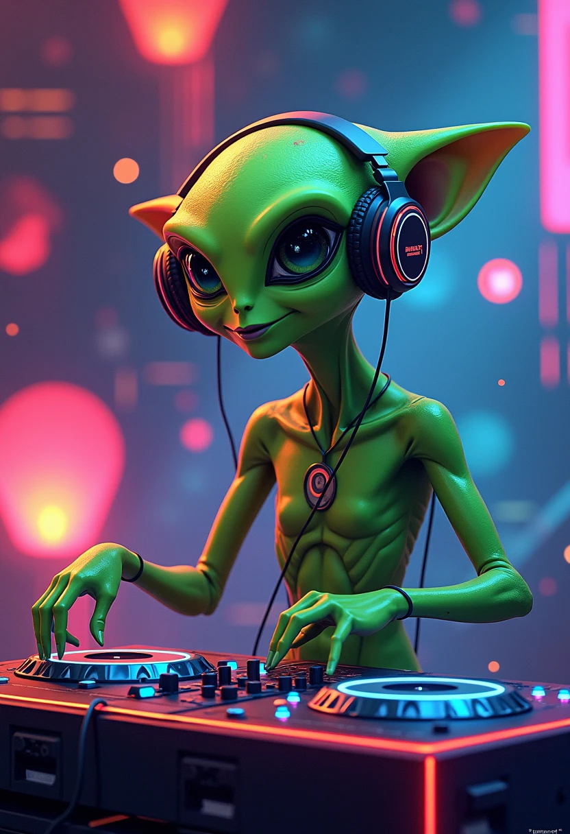 I'm a DJ
Reggae alien