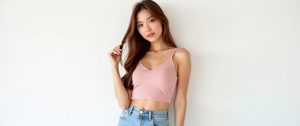 Japanese Mature、Full body in tight jeans、Super Beauty、slender