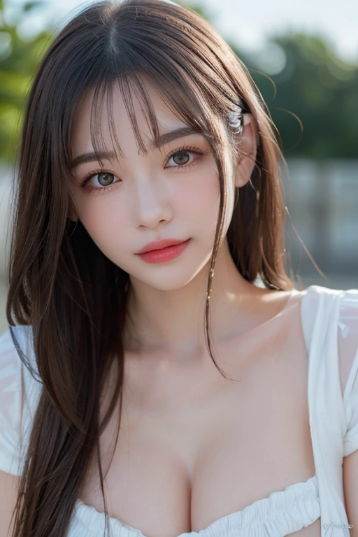 Tabletop, Highest quality, shape, Very detailed, finely, High resolution, 8k wallpaper, 完璧なダイナミックな構shape, Beautiful and detailed, Small breasts, Natural color lip, Random sexy poses,smile、20-year-old girl、Midnight、Beautiful and dense face、Perfect and beautiful face,Big eyes、Actual Photos(Best image quality),Lightweight off-the-shoulder dress、Looking into the camera、Please stand、Putting on gal makeup,Blurred Background、Lolita Fashion