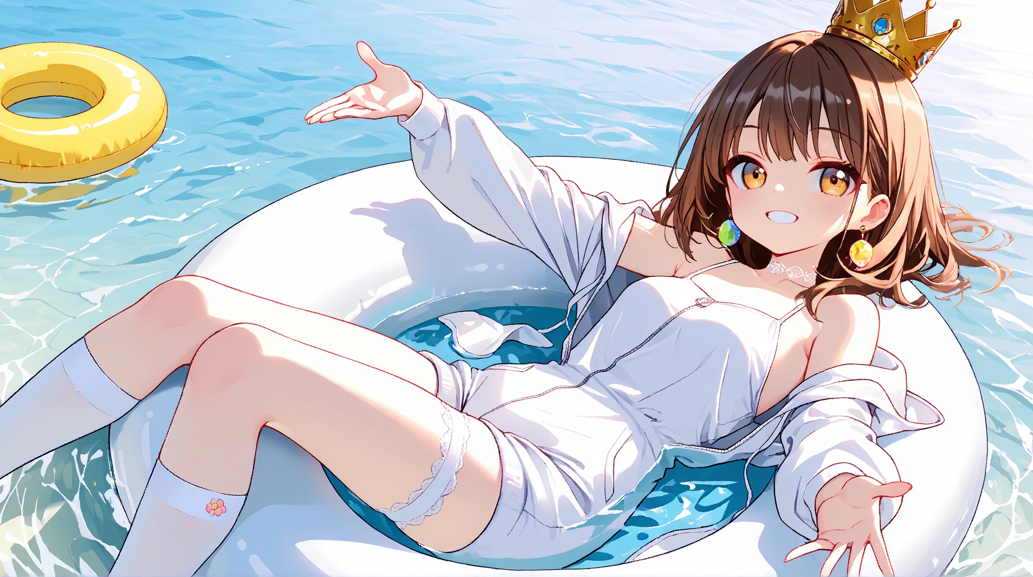 (Best Quality,4K,High resolution) 、
Western-style bathroom、Bubble bath、Bubble cloud background、Comical and lively background、Colorful soap bubble background、Comical and cute appearance、Bubble clouds、Covered in bubbles、Woman taking a bubble bath、Covered in bubbles、Facial expression close-up、long hair with black hair and red highlights,、Pure Innocence、sharp eye、Red Eyes、Red Eyeliner、View here、one leg up、Bury yourself in a cloud of bubbles、comic strip、Anime deformation illustration、Side Camera Angle