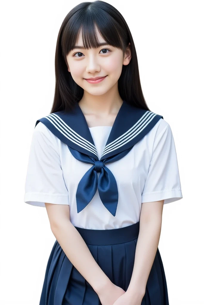 傑作, スーパー詳細, 最高品質の, 8k!,, 8k!!、実写、全身、 女性1、 、セーラー服のJK - SeaArt AI