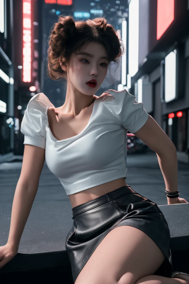 ［[[Please draw exactly as the prompts below suggest]]］，(masterpiece)，(RAW Photos)，(8k)，(Photorealistic:1.5)，(Ultra-high definition images:1.2)，(Highest quality:1.5)，(Super detailed)，(Full body of a pretty woman standing on the street of a historic town)，She is 35 years old and has a sexy and cute face.，Drawing the whole body of a standing figure，The body is facing forward，((Photo taken from a low angle))，((Angle from below:1.5))，There is no one in the background，((She is wearing a very short mini skirt:1.3))，((Checkered pleated micro mini skirt))，(((I can see your panties:1.5)))，((Panchira emphasis!!:1.5))，Wearing a sleeveless shirt，Bare shoulders，Exposed shoulders，Collared shirt，(Button Up White Shirt)，Tight shirt，Emphasize cleavage，The shirt is unbuttoned，Young face，Small face，Amazingly cute face，double eyelid，Long eyelashes，Natural Lip，(light makeup)，Natural Makeup，Very Short Bob Cut Hair，Light Brown Hair，Disheveled Hair，Hair blowing in the wind，Strong winds，Detailed eyes，Detailed face，Earrings，Perfect body，Perfect proportions，Large Breasts，Small waist，Long legs，Beautiful feet，Attractive thighs，Panty Shot，Looking at this，Seducing the audience，Sexy pose，Physically Based Shading，Erotic hips，((slouch))，((Arch your waist and back))