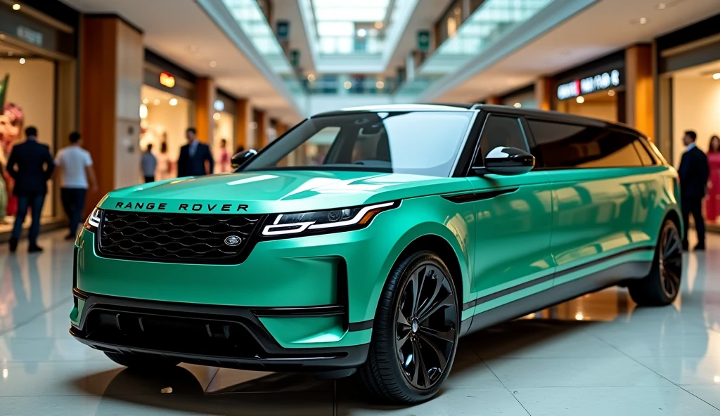 Front view picture of 2025 Range Rover VIP Limousine –)in (light green ...