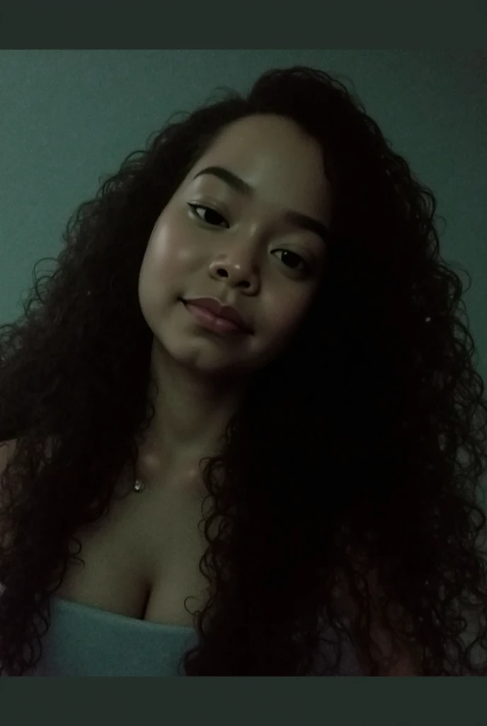 there is a woman laying in bed with a cell phone, taken in the early 2020s, profile image, around 1 9 years old, selfie of a young woman, 18 years old, alanis guillen, headshot profile picture, profile pic, 30 years old woman, 3 0 years old woman, her face framed with curls, Big tits, huge tits, no clothes, sexy, cute, minimal clothes, thick, bbw, chubby stomach, thick nipples, nipple piercings, large areola, hard nipples, piercing through shirt, nipples hard through shirt, busty, major cleavage, naked, ripping through top, spilling over sides, bra too tight, giant tits, extra wide hips, upper body zoom in, showing off huge tits, fat stomach, see through top, fat bbw, large areola showing, major cleavage, latina, down to stomach, wide hips, sexy, upper body zoom, thick arm, showing off , top half only, showing only upper, only a bra, showing off cleavage, naked huge