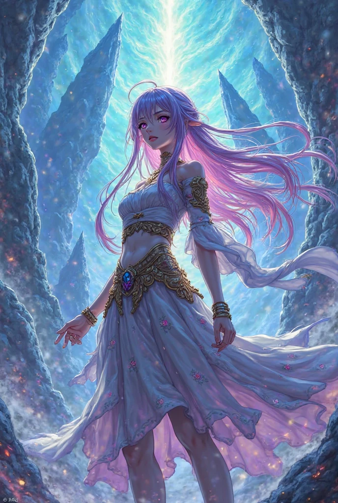 fntsy1, 1girl, digital art by wlop, magnificent piece by larry elmore, oil painting, looking_at_viewer,  cleavage ,  close up, incredibly detailed, portrait, digital illustration, procreate, watercolor,  fan art,  foggy cinematic,  sci fi elements, vaporwave, cyberpunk, futuristic, endwalker, shadowbringers, marvel's avengers, anime, guweiz, art by artgerm, wlop,  fntsy1