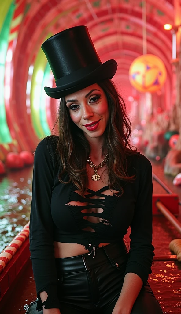 Hyper-realistic, ultra detailed, a girl ((naked)) ((WITH SHORT WAVY ORANGE HAIR)) dressed as a pirate in front of computer monitors typing at the keyboard ((((with small breasts showing)))) , (black collar around the neck)(with pirate hat) (with black panties and black stockings)(((full body)))(((transparent and with black panties in sight))) ((in a very dark room))((WITH GREEN EYES AND PERFECT )) ((((((with small breasts showing)))))((full body naked))