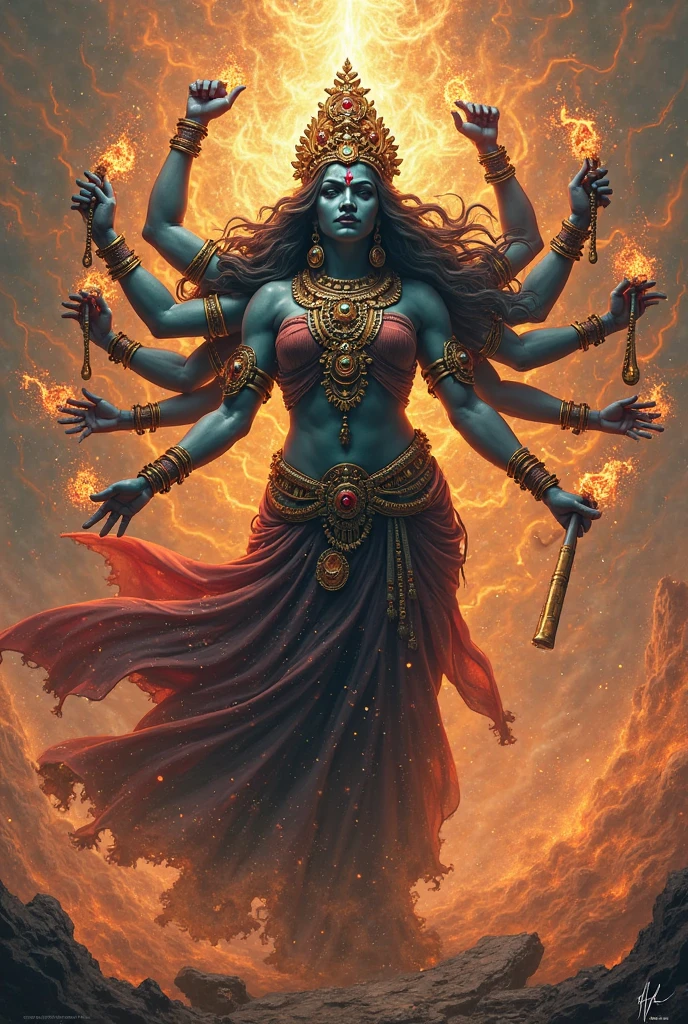 Kaali maa put leg on mahadev