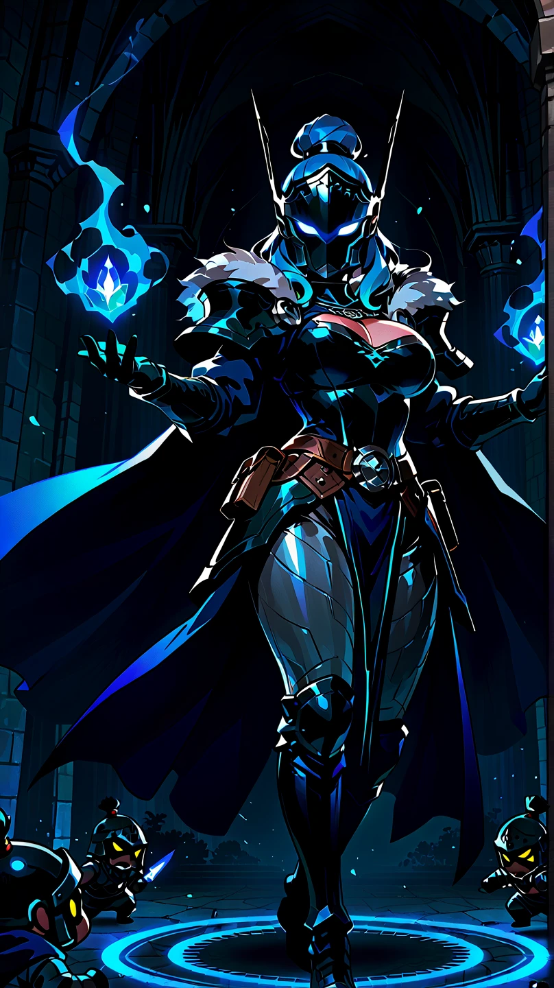 (best quality,4k,8k,highres,masterpiece:1.2),ultra-detail,very massive breasts,very thicc,furry,solo,deep iridescent slime girl,deep iridescent slime body,huge furry ears,long slimy tail,iridescent cloak, iridescent shirt, iridescent hood,belt with pouch, dripping iridescent slime,extremely close view,vivid colors,dramatic lighting,goopey texture,delicate strokes,expressive eyes,detailed lips,pearlescent glow,curvaceous figure, alluring pose,mesmerizing gaze,irresistible charm, glowing blue eyes, fully clothed, fiery blue magic in hands