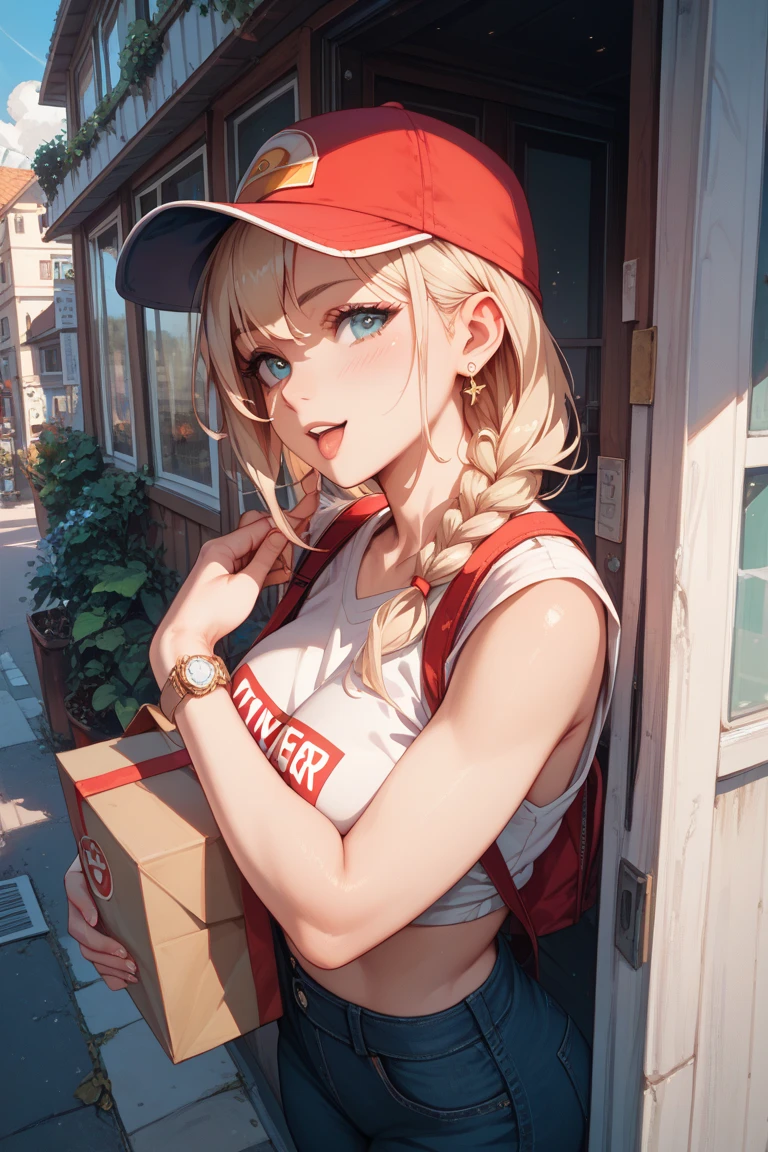 ((top quality, 4k, masterpiece :1.3)), (beautiful body:1.4), very detailed face, detailed eyes, double eyelid, smiling face, long hair, She is one, (open shoulder t-shirt), (winter attractions in korea:1.4), (Cute T-shirt:1.4)