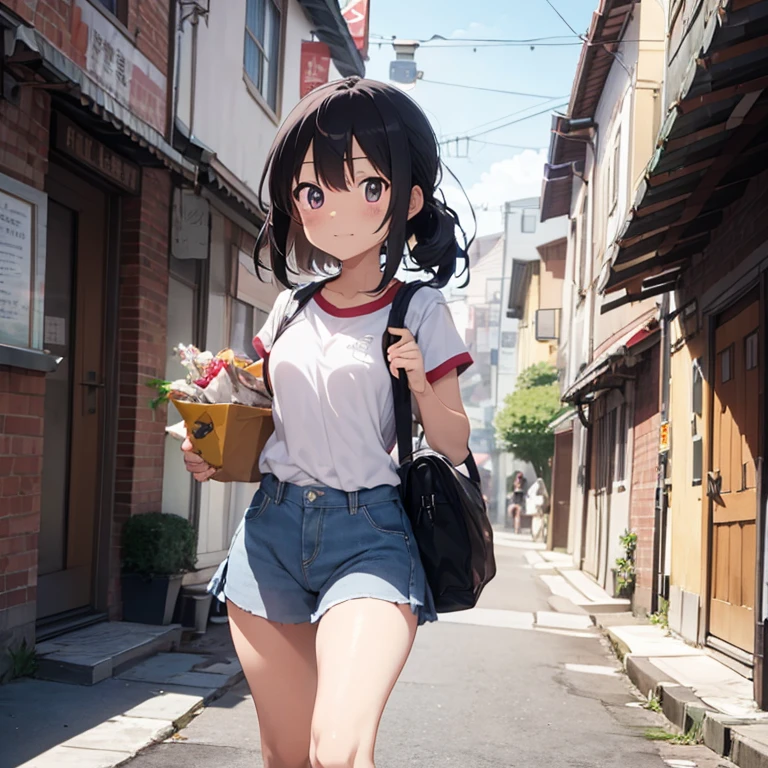 Streamlined Design, Clear lines, High Sharpness, (Highest quality,8k,Perfect sharpness,Ultra-fine,High resolution,masterpiece:1.2), Perfect Anatomy:1.5, Official Art, Illustrations that tell a story, (Whitish background:0. 9)、Body Positivity、多Mr..Physical expression、(Random and energetic poses)、Perfect beauty、Perfect beautiful face、Strong winds、Rich expressiveness、Dynamic configuration、smile、Golden ratio composition、colorful、((Mr..々Different angles and perspectives))、Anime Art、(Mini Dress)、(Overcoming stereotypes)、 Glowing Skin、(Natural Beauty)、smile、bangs、(Soft and flowing hair)、(countryside)、(Nostalgic atmosphere)、Raise it to your feet、(Playful and easygoing)、(多Mr..Ethnic characters)、(innocent attitude)、(Sunny atmosphere)、(The skirt flutters violently in the wind)、(Bright colors)、Beautiful Eyes、(Embarrassing)、Braided hair、Summer landscape、Smiling among the flowers、Side Angle、