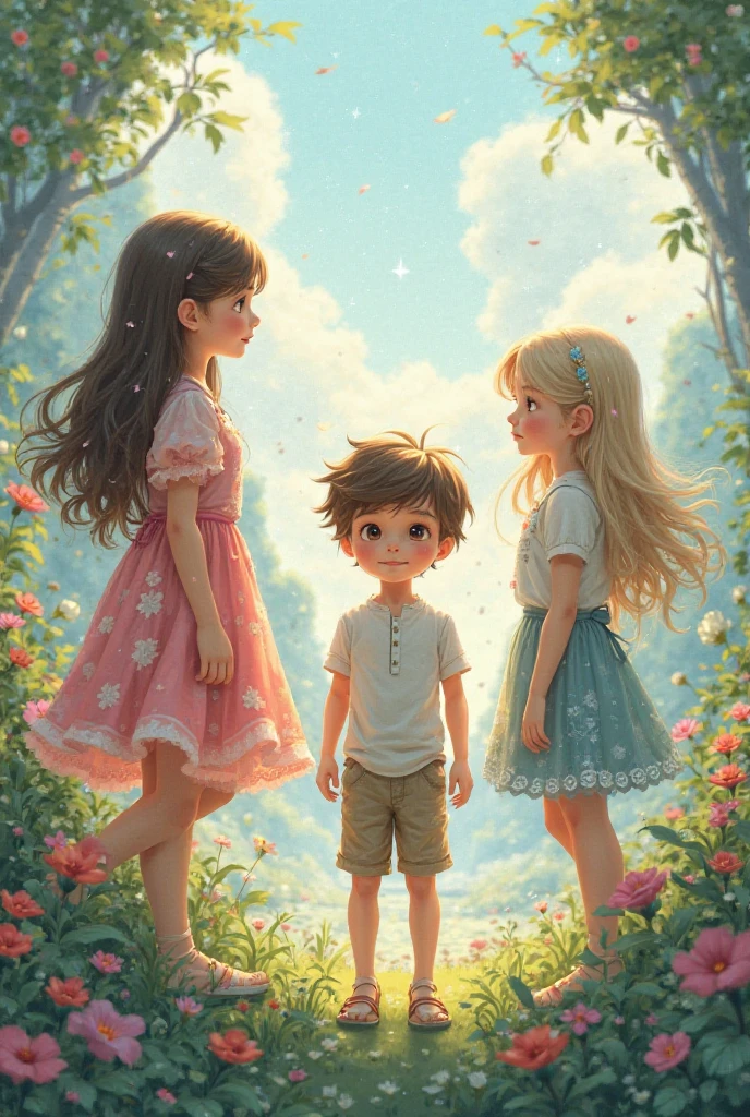 children in fancy clothes