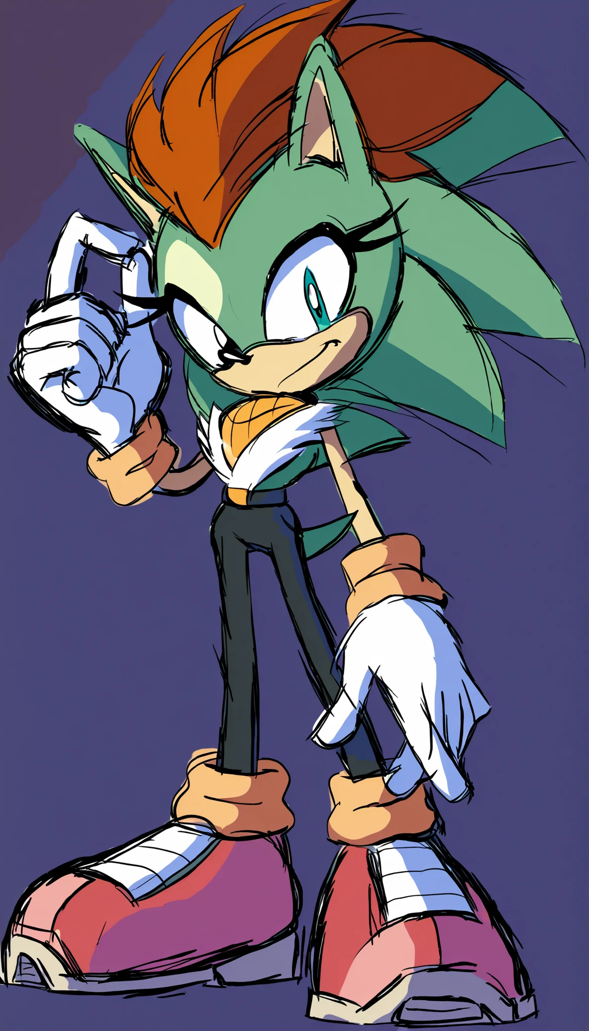 Sonic the hedgehog by on devite - SeaArt AI
