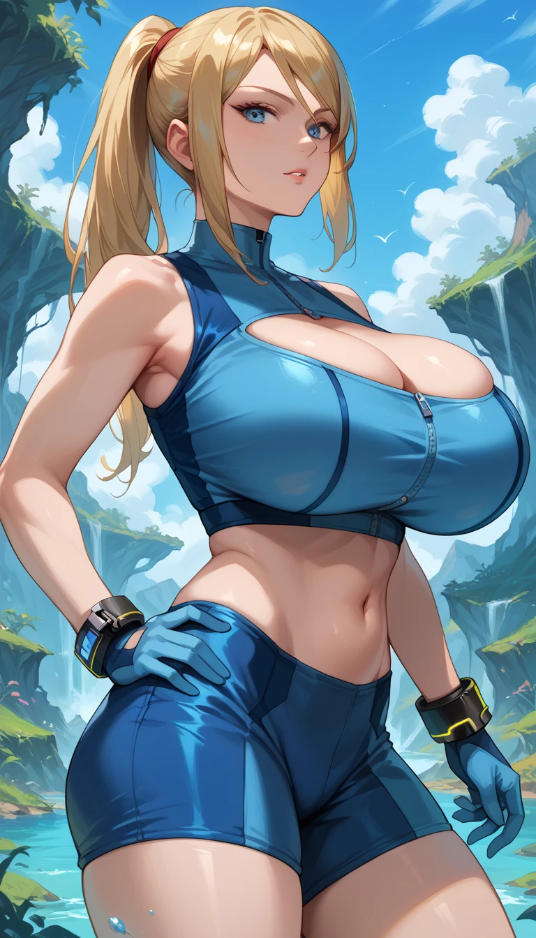 SFW (Best Quality, 4k, masterpiece :1.3), beautiful woman, hyperrealistic, 1 girl, (massive breasts, attractive body :1.2), ABS :1.1, soaked body :1.2), alone, Ultra detailed face, detailed lips, detailed eyes, double eyelid, hanging breasts, visible curves, sexually, Model pose