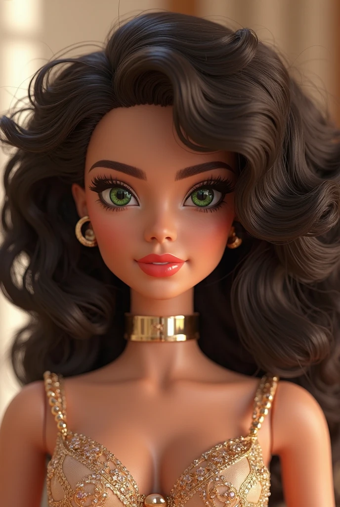 araffe woman in a silver dress, glamor hairstyle, big hair, intricate hairstyle, imperial and elegant hair style, elaborate hair worn up, glamorous hairstyle, intricate hair, baroque curls, elaborate long hairstyle, beautiful futuristic hair style, insanely nice hair style, elaborate long black hairstyle, elaborate hair, futuristic hairstyle, black elegant hair, complex design hair