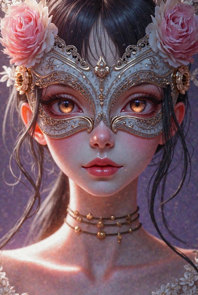 mascara de teatro, persona mask, ultra detail, masterpiece, ultrarealist, wallpaper, 4k --auto --s2