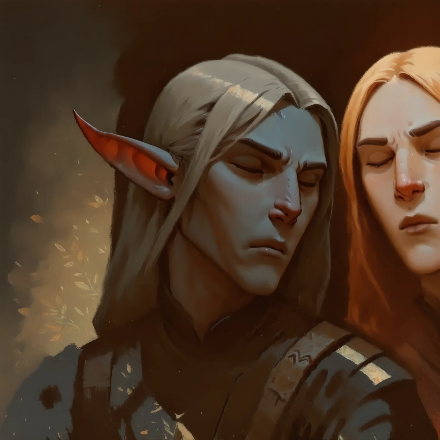 A battle between two Avatars with the powers of water and fire, in the same castle, both wounded, both warriors.