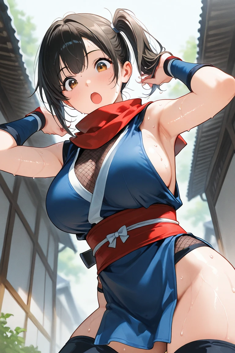 score_9,score_8_up,score_7_up,masterpiece,best quality, source anime, realistic, super detailed, extreme detailed, rating_safe,
1girl, fighting pose, one led lift, pantyshot,
BREAK girl, 22yo, short hair, bob cut, (blunt bangs), black hair, (tareme, detailed cute brown eyes), curled eyelashes, (large breasts:0.9),
shiny hair, beautiful detailed eyes, beautiful face,
slender, small ass, slim legs,
body conscious cheongsam, serious, abandoned Chinese restaurant