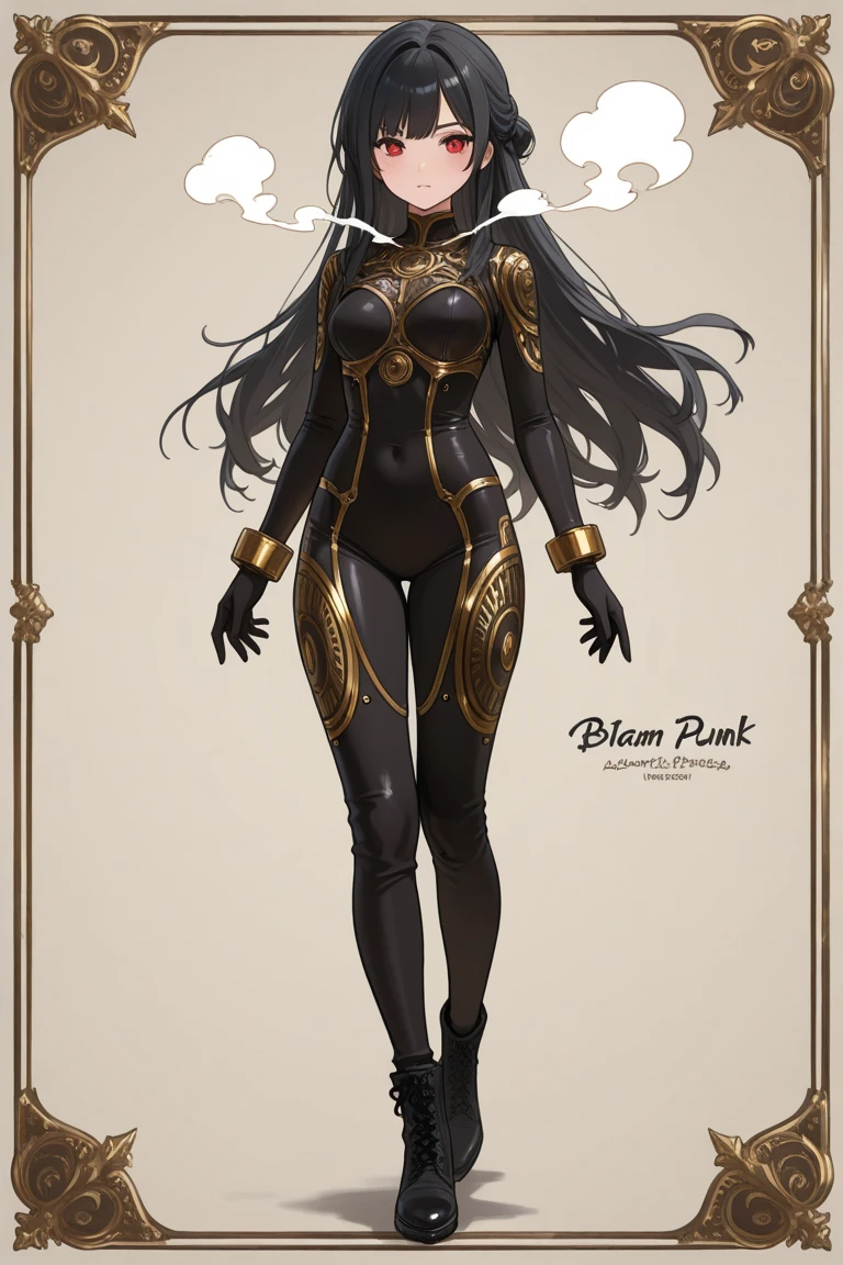 A demon girl with black horns on her head dressed in black clothes and with a mask covering her mouth and nose, American World War II poster, Gil Elvgren style, WLOP, Artgerm ((Poster style)) (((black superhero outfit)) (demon woman) ((woman holding a Katana sword pointed at the viewer)) hero uniform, 1 girl, solo, body fitness, poster design, poster art style. 1980s, 1950s, 1960s, 1940s, basic color scheme, very colorful poster, colorful art, third rule, dynamic pose, woman, 1 25-year-old girl, looking at the viewer, blurred background, red eyes.