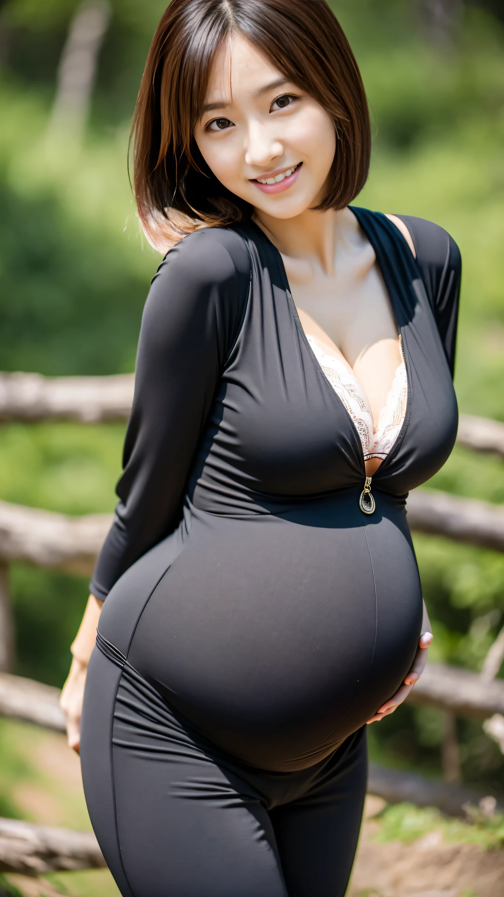 Pregnant women, Sexy pose, night, Latina, face, Sweaty, A perfect expression of desire, ((((masterpiece)))), ((highest quality)), ((Intricate details)), (Surreal)), An absurd solution,, Mature Woman, perspective, Very detailed, figure, ((((One mature woman))), (((big)), Perfect hands, Detailed fingers, Beautiful fine details, short hair, Brown eyes, Name tag, chief executive officer(CEO), Cleavage, iridescent see-through dress, Black Choker, Earrings, stockings, Very plump body, curvy, Huge breasts, Thick legs, Detailed Background, Perfect Eyes, Seductive eyes, Viewers from the front, Expressions to invite men, Wide-open legs, Spread your legs, Nymphomaniac, Pervert woman, Pregnant women,