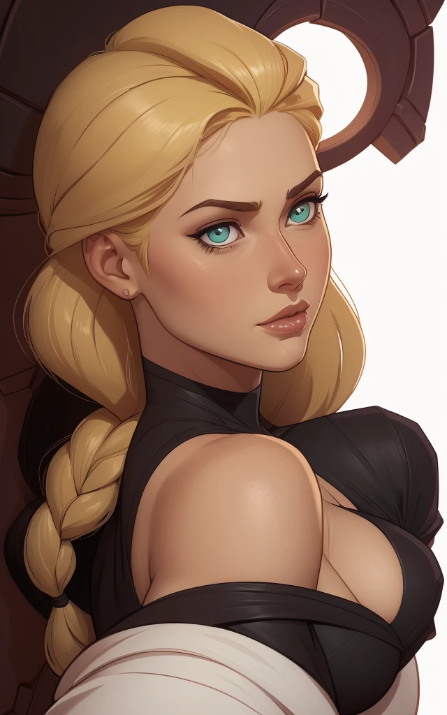 1 girl, Natural photography of a beautiful girl, wearing a loose crop top, leaning over, long blonbe hair, big bust, locks eyes into the camera, symmetrical eyes, symmetrical face, (masterpiece) (best quality) (detailed) (8k) photorealistic, photography, path tracing, specular lighting, volumetric face light, path traced hair, visible shadows, intricate, elaborate, oiled boobs, cleavage, wet skin, flirty, freckles, blush, dark eyeliner, hanging breasts, girl bending over, strap gap
