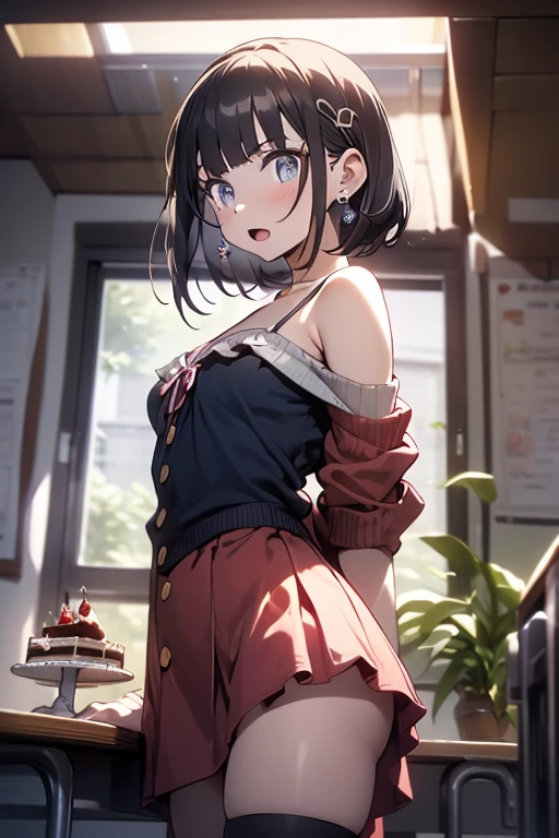 masterpiece porn girl, best quality, sunset, cowboy shot, view from below, 1girl, black hair, short hair, high ponytail, medium breasts, sitting on the desk, crossed legs, white sailor fuku, blue plate skirt, black socks,
middle finger,
IncrsGift, incoming gift,
((looking disgusted)), looking at viewer, ruby red eyes,
in the classroom,