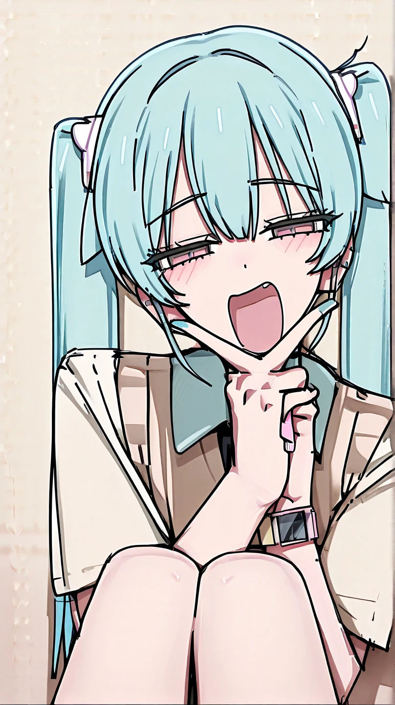 NSFW,masterpiece,Highest quality,High resolution,Very detailed,white\(no game No life\),Long Hair,Multicolored Hair,Hair between the eyes,Gradient Hair,Yellow Eyes,Flat Chest,Face in love,blush,(Nuns),(Monastic uniform),(Sister),church,(Confession Room),Small private room,(Middle-aged men),(Blowjob),Suck a dick,(Bukkake)