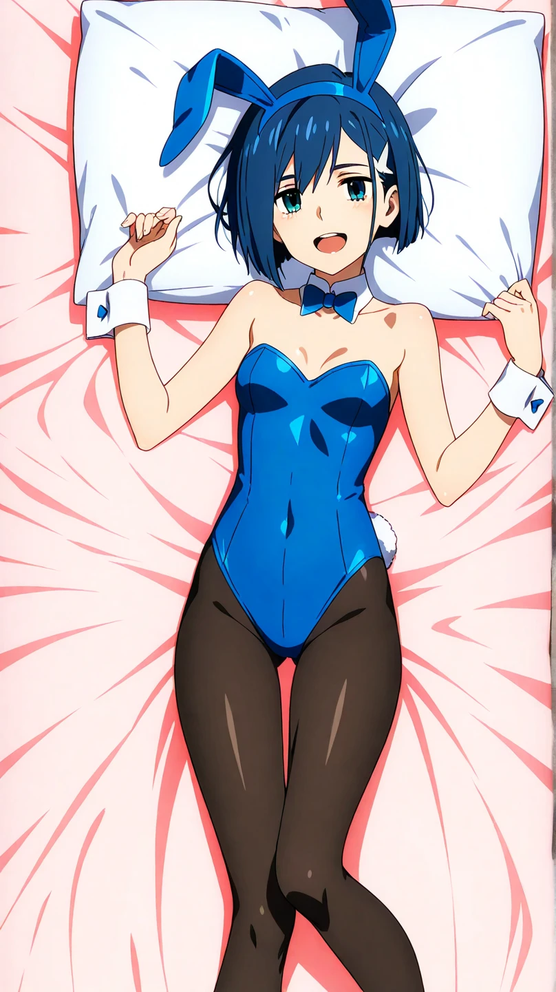 (Perfect body),Best Quality,(8K Portrait),(Official art)、((NSFW))、((((Lori))))、((((Short stature))))、embarrassed from、1girl in,((((:D))))、Surprised、is crying、(blush),(Sweat),(((flat chest)))、(thick thighs)、(big butts)、Pink hair、((Short hair))、((Wavy Hair))、White Cat Mimi、(Light blue high-leg swimsuit)、Pink tie、((Feline Pose))、Cat gloves、 White knee socks、(yellow eyes)、Cowboy Shot、Bedrooms、((spreading legs))、((Lying on your back))