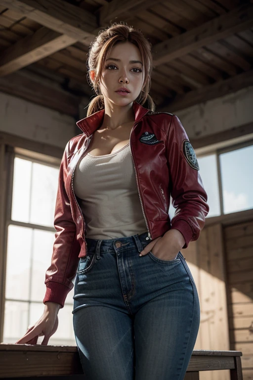 (Highest quality, 8K, High resolution, Realistic:2.0), (alone, One Girl:2.0),(Lighting:front),(Lighting: strong),(American Beauty:2.0),(Adult female:1.9),(The girl is very muscular:1.5),(Shiny skin:1.5),(Oily skin:1.5),(Platinum blonde hair color:1.5),(Flat Chest:1.5),(((Small breasts))),(Location: Cyberpunk Street),(The ultimate beautiful girl),(A very elegant and sophisticated woman),(Slutty girl fashion style wear),(((Super low rise pants:1.5))),((Leather jacket with zipper fully open)),(I can see my belly button),(The abdomen is visible),(Waist is visible),((Low-rise denim pants:1.5))),(((Pants that fit the hips:1.5))),(Low Waist Pants),Cheek brown makeup , Heavy eye makeup ,Pink lipstick,(Big Eyed Girl:1.3),(Amazing sex appeal),(Unzipping pants:1.6),(Open the bottom zipper:1.5),(Gold Necklace),(pull your pants down a little)