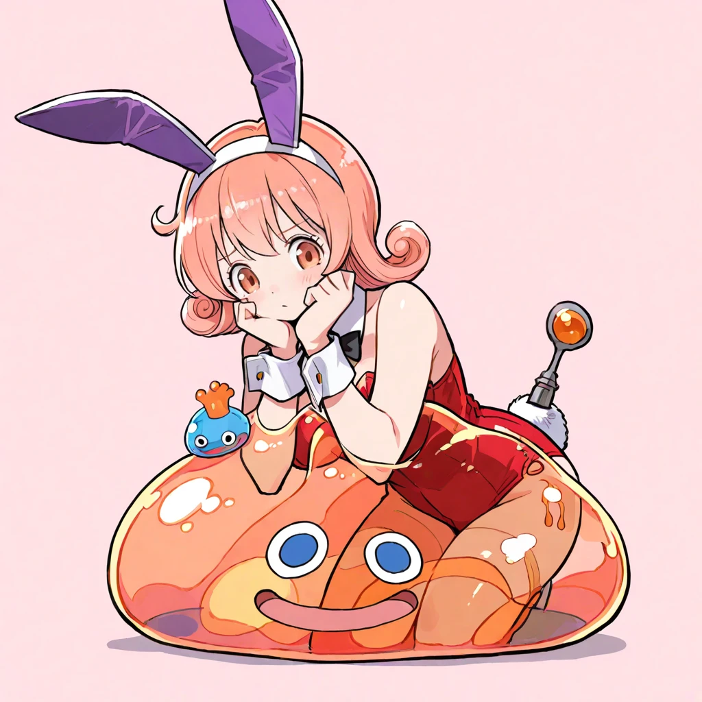 Splatoon Girl,alone, age,red eyes, big and cute eyes、Brown tentacle hair、,smile, cheek、Lipstick、full body,
thighs, big breasts, 
,, blush, vaporing body, vapor, mini girl, in food, inside the container, barefoot, soup, 拉noodles, noodles, egg, Shrimp tempura, partially submerged,