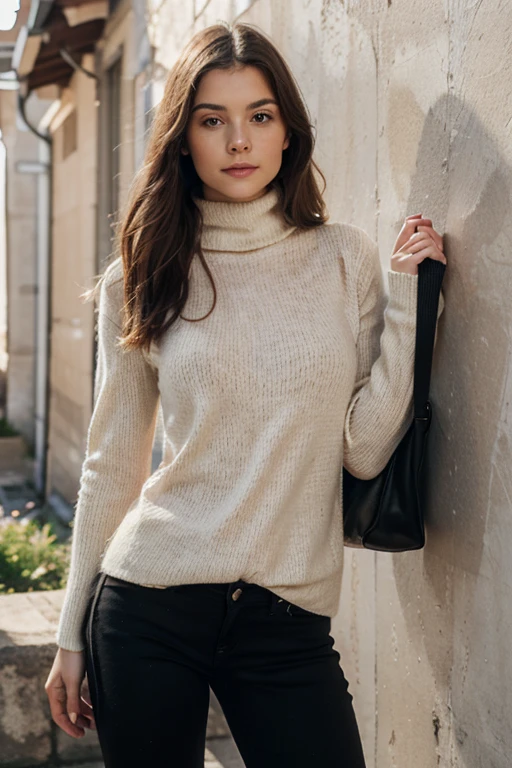 stunning girl, Oversized knit sweater, Sequin skirt, celestial,<lora:EnvyCelestial01:1>