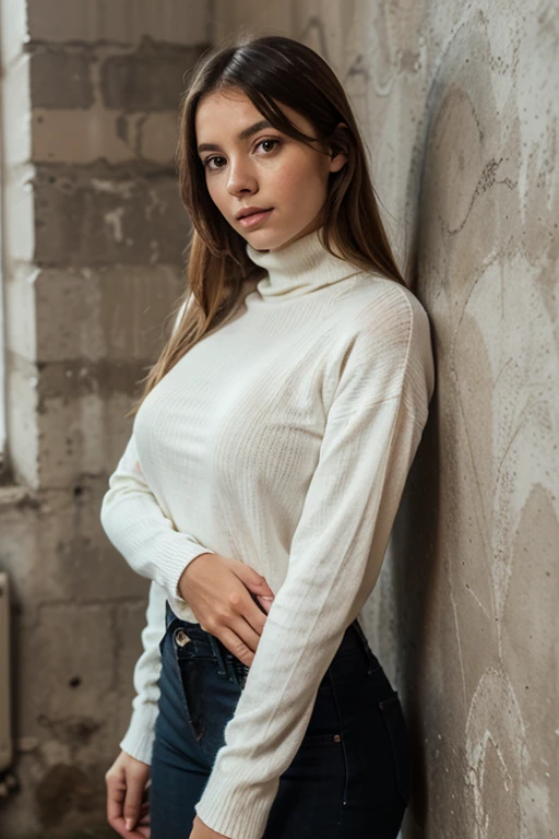 "Genera una imagen de alta calidad que retrate a una joven de apariencia elegante, vistiendo una camiseta sin mangas de color negro y jeans ajustados. The model is posing on the balcony of a skyscraper, destacando su estilo urbano y sofisticado. Por favor, Be sure to vary hairstyles, pudiendo ser cabello liso, ondulado o rizado, and offers options for choosing hair color, que puede ser rubio, chestnut, pelirrojo o negro. Furthermore, proporciona diferentes expresiones faciales para mostrar la versatilidad de la imagen. The lighting should be soft and flattering, resaltando los detalles de la ropa y el entorno urbano en el fondo. Esta imagen debe transmitir confianza y elegancia en todos los aspectos, And I expect it to be of the highest quality. No nuestra las manos en las foto, Hands back, manos escondidas, gemelas guapas posando para la foto en vestido, ambas no muestran las manos, They have big breasts and a small waist.