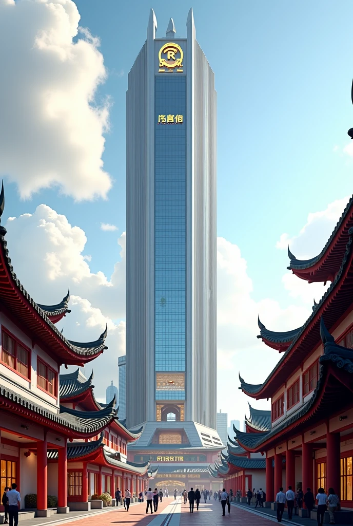 From the front, cityscape, street, car, middle view, contemporary, Guangyuan City, Sichuan Province