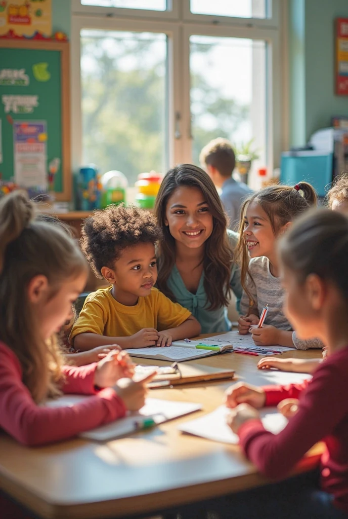 Adults supporting children to become educated 