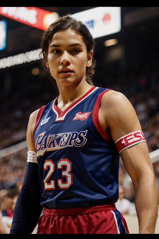 basketball uniform, purple color with yellow is called terminators and the T-shaped logo