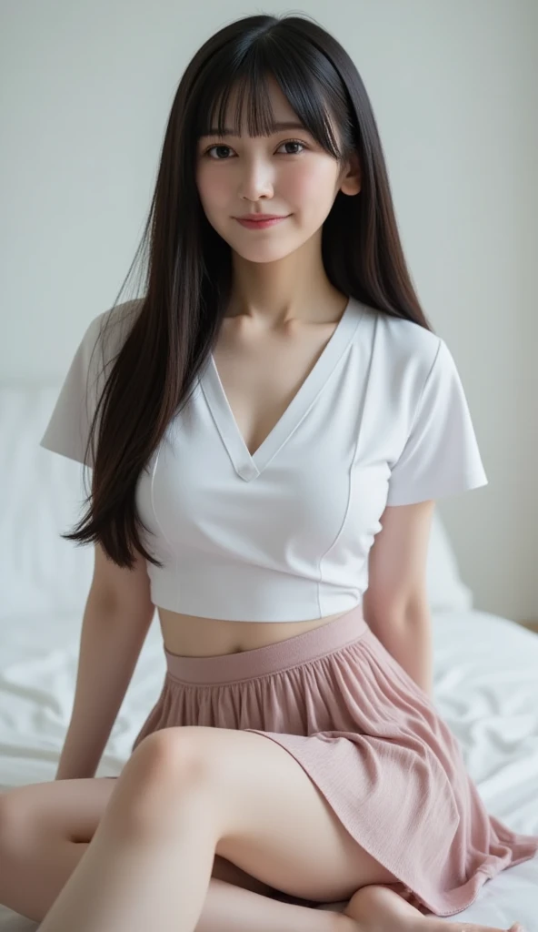 ((Best quality, 8k, Masterpiece :1.3)), pretty woman :1.3, 1girl, , slender abs :1.1, Japan person, medium-Hair, bob cut, brown-hair, Full body shot:1.1, (wariza :1.2), (erotic nurse :1.3), (medium breasts :1.2), ultra-detailed face, highly detailed lips, detailed eyes, double eyelid